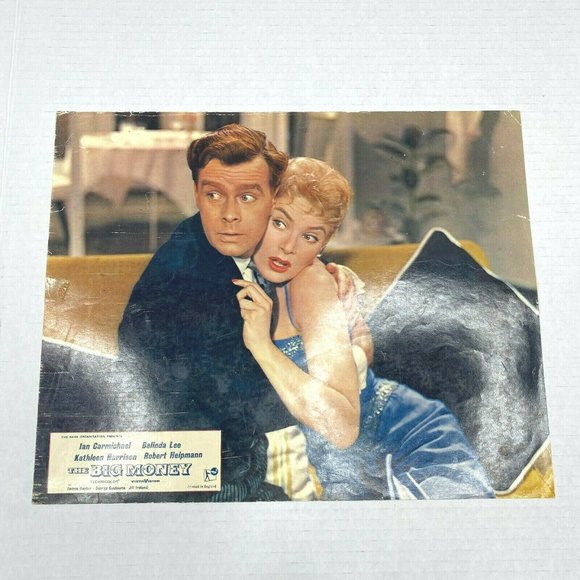 Set of 8 The Big Money 1956 Lobby Card Movie‎ Poster Belinda Lee British Comedy - Picture 2 of 10